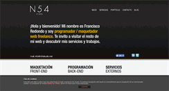 Desktop Screenshot of n54studio.net